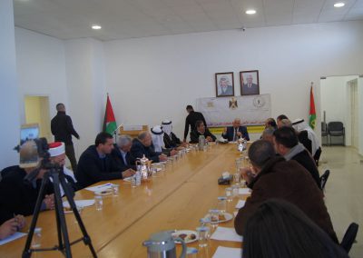 لقاء مع مجلس السلم الأهلي والمجلس التنفيذي في محافظة بيت لحم