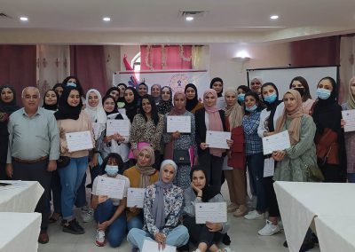 الدورات التدريبية حول تعزيز مشاركة الطالبات في مجالس الطلبة في الجامعات الفلسطينيية ترشيحاً وانتخاباً