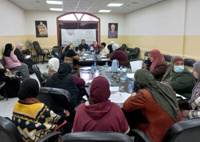 لقاء حواري بين المؤسسات القاعدية والجهات الرسمية والأهلية المعنية بحماية النساء من العنف في محافظة طولكرم