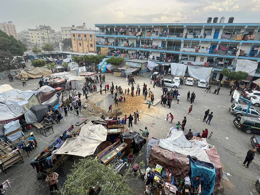 SHAMS Center The Israeli Occupation Continues Targeting the Shelters in the Gaza Strip  Purposing to kill the Maximum Possible number of Civilians and to Forcible Displacing of Palestinians