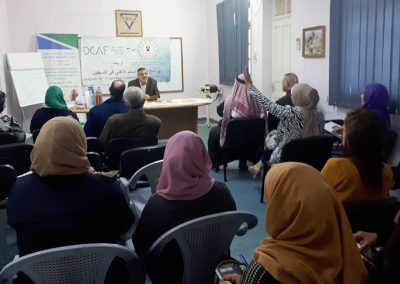 ورشة عمل مع المجتمع المدني والشباب والنساء والإعلام في  محافظة أريحا