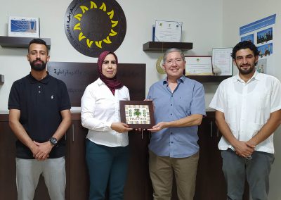 زيارة سفير جمهورية الأكوادور لدى فلسطين لمركز شمس