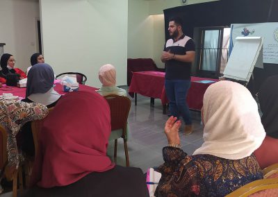 الدورات التدريبية حول تعزيز مشاركة الطالبات في مجالس الطلبة في الجامعات الفلسطينيية ترشيحاً وانتخاباً
